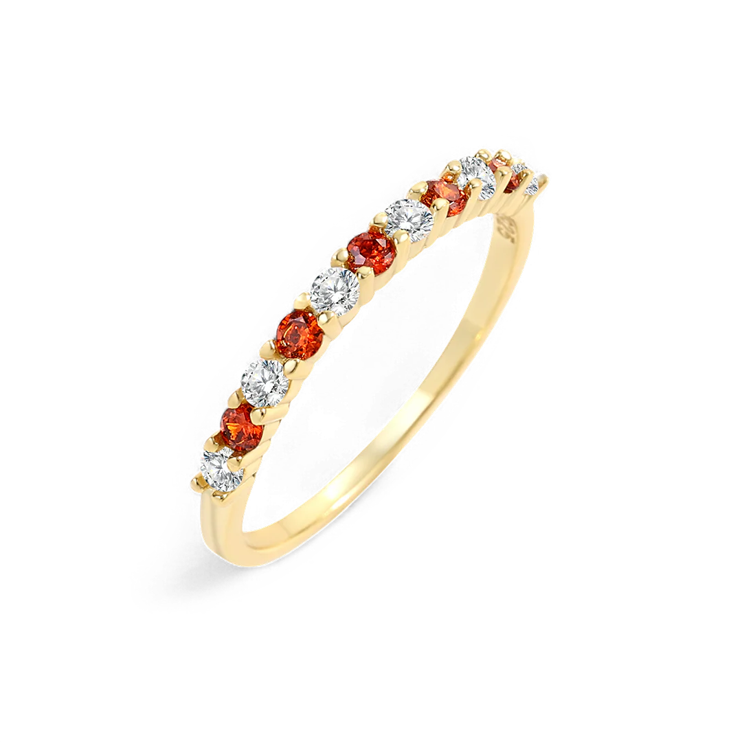 Diamond & Gemstone Stackable Ring