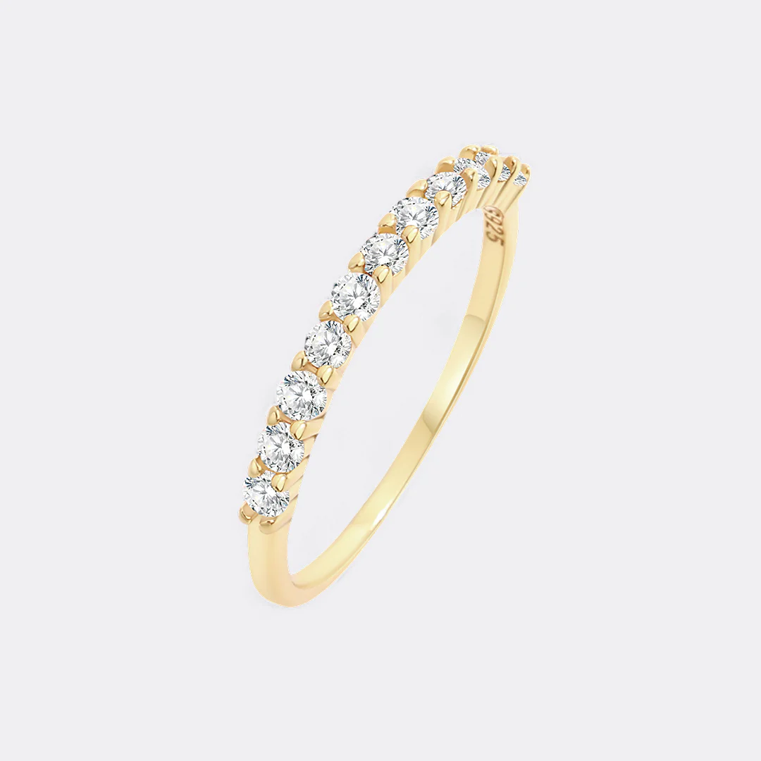 Diamond & Gemstone Stackable Ring - Image 16