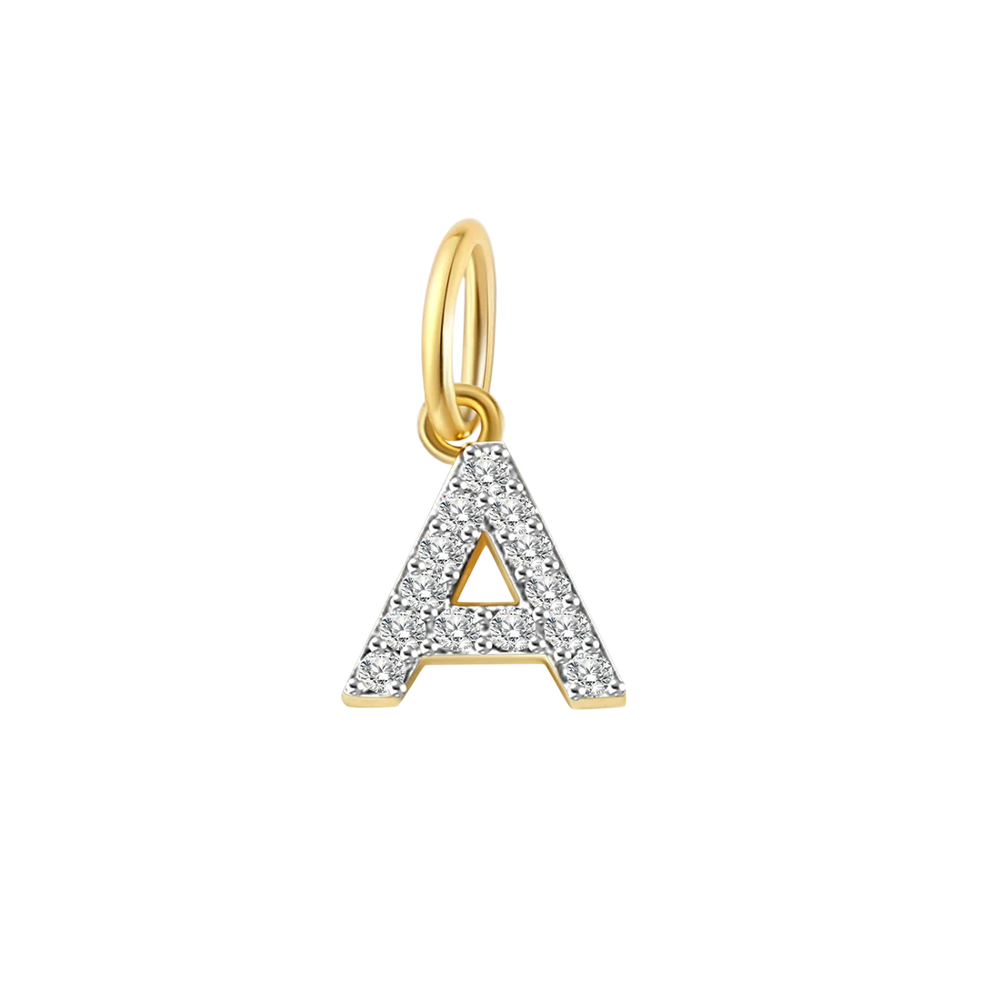 Diamond Initial Charm - Image 3