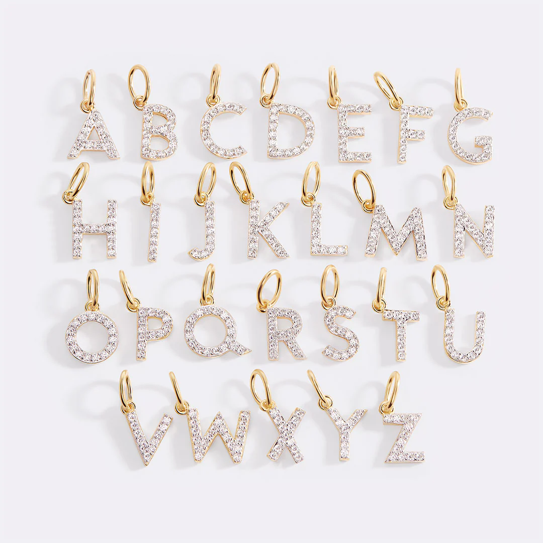 Diamond Initial Charm - Image 35