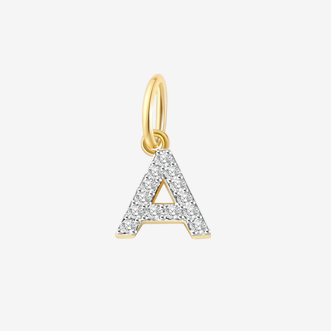Diamond Initial Charm - Image 4