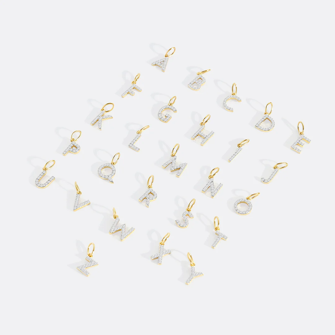 Diamond Initial Charm - Image 9