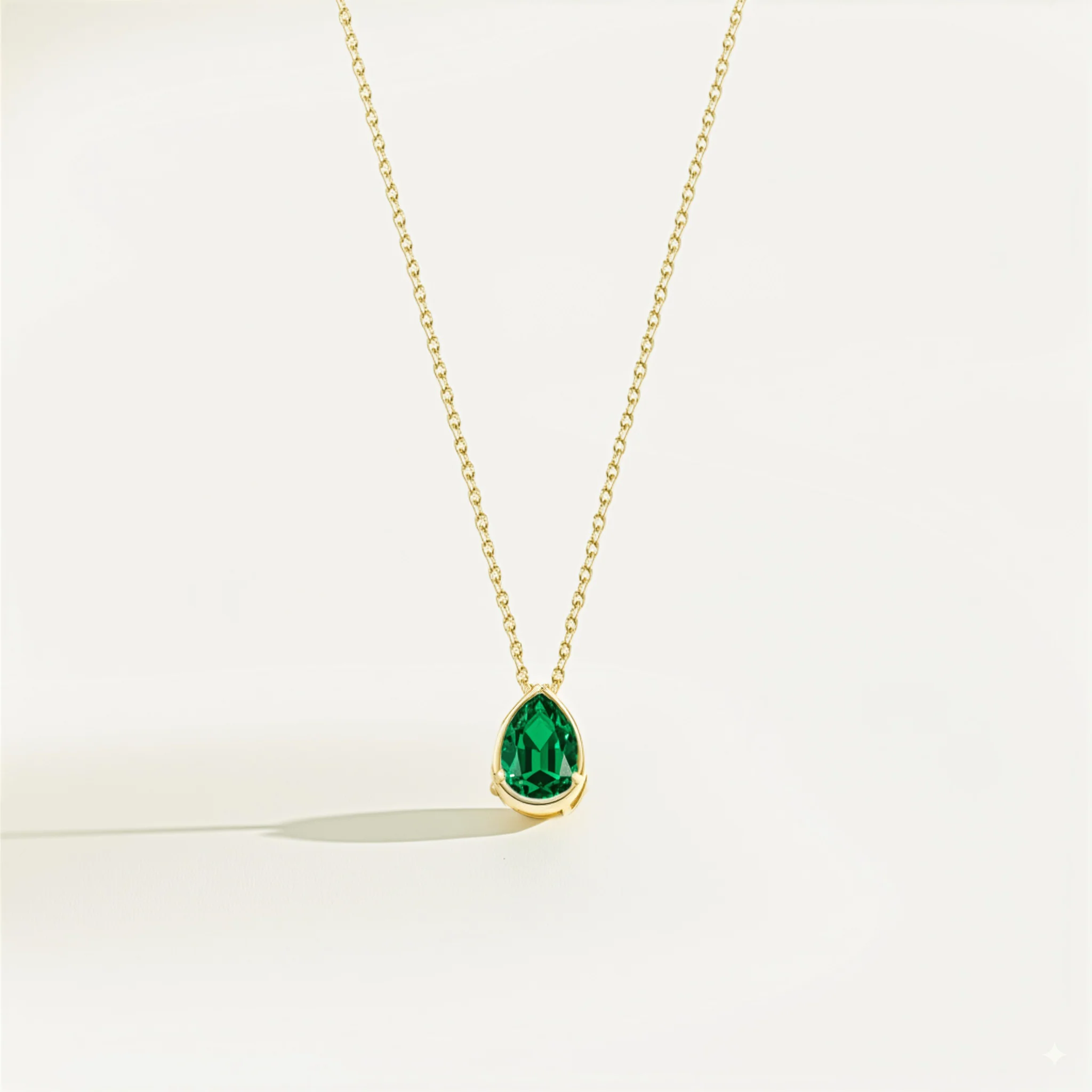 Diamond Teardrop Necklace - Image 17