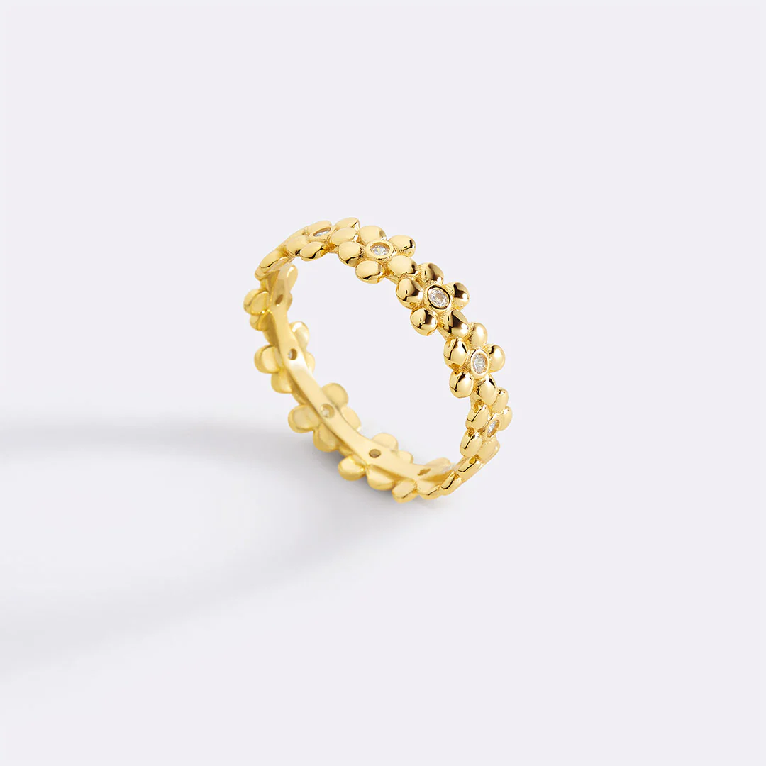 Diamonds & Daisies Eternity Ring - Image 5