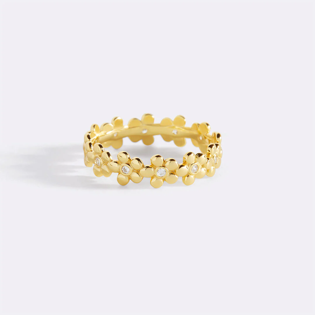 Diamonds & Daisies Eternity Ring - Image 7