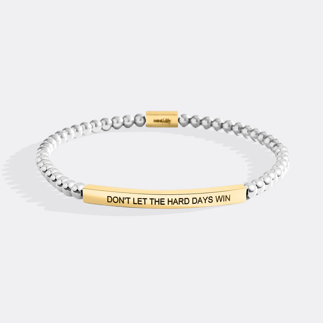 Don't Let The Hard Days Win Beaded Inspire Bracelet - Image 13