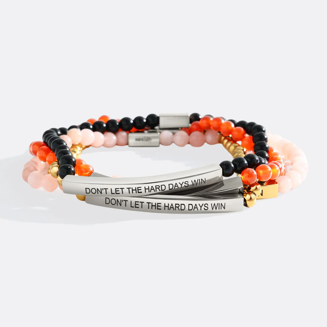 Don't Let The Hard Days Win Beaded Inspire Bracelet - Image 27