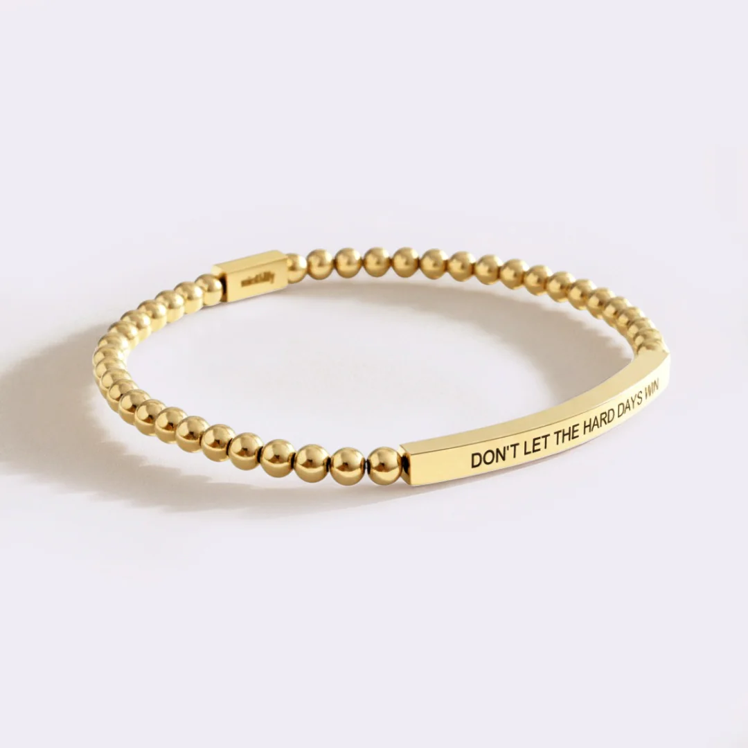 Don't Let The Hard Days Win Beaded Inspire Bracelet - Image 50