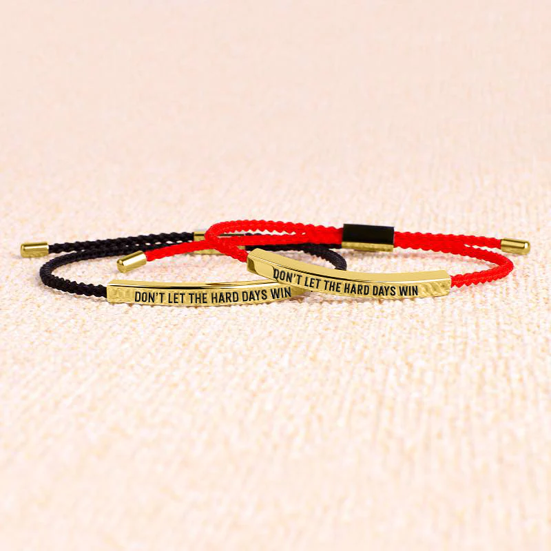 Don't Let The Hard Days Win Inspire Bracelet - Image 5