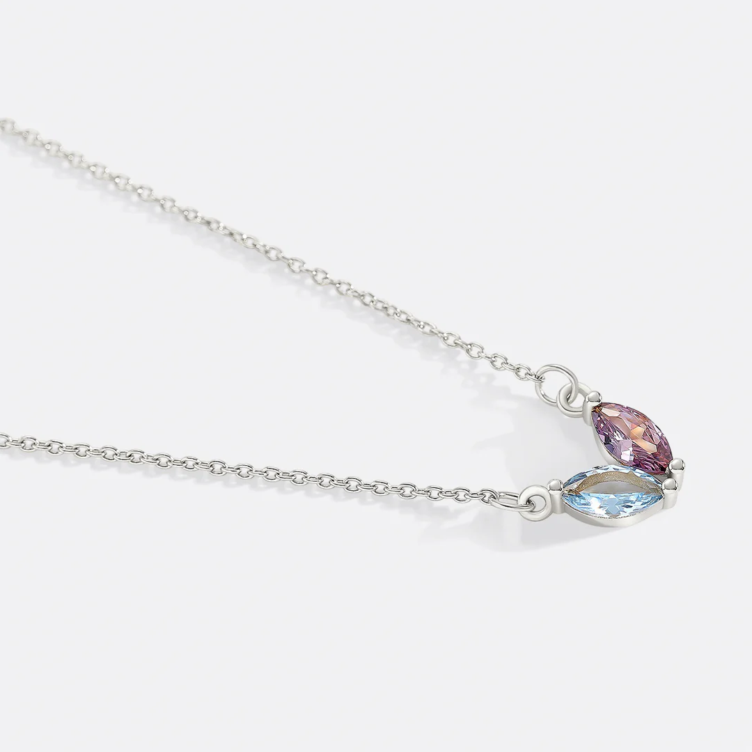 Elegant Family Birthstone Necklace - Image 19