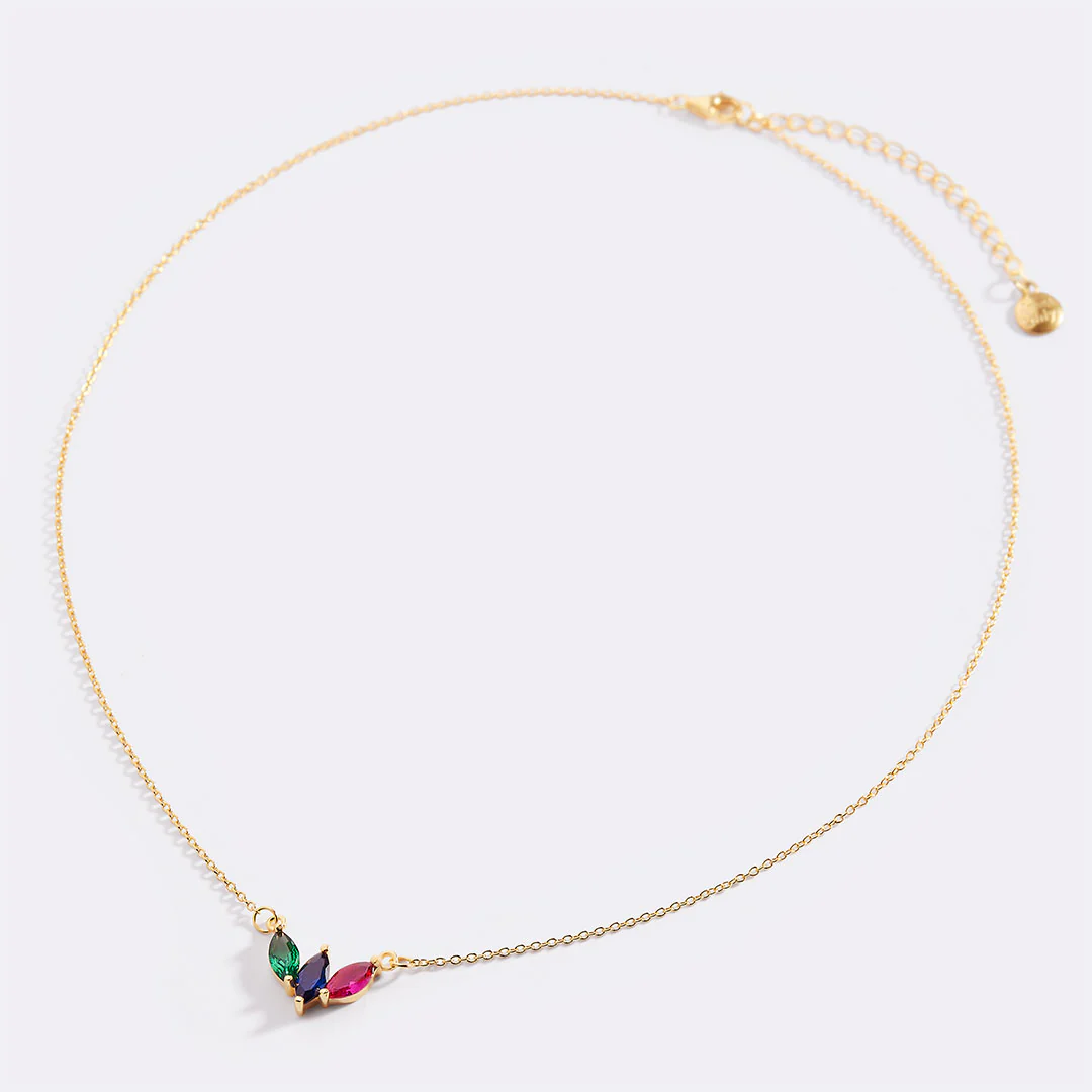 Elegant Family Birthstone Necklace - Image 24