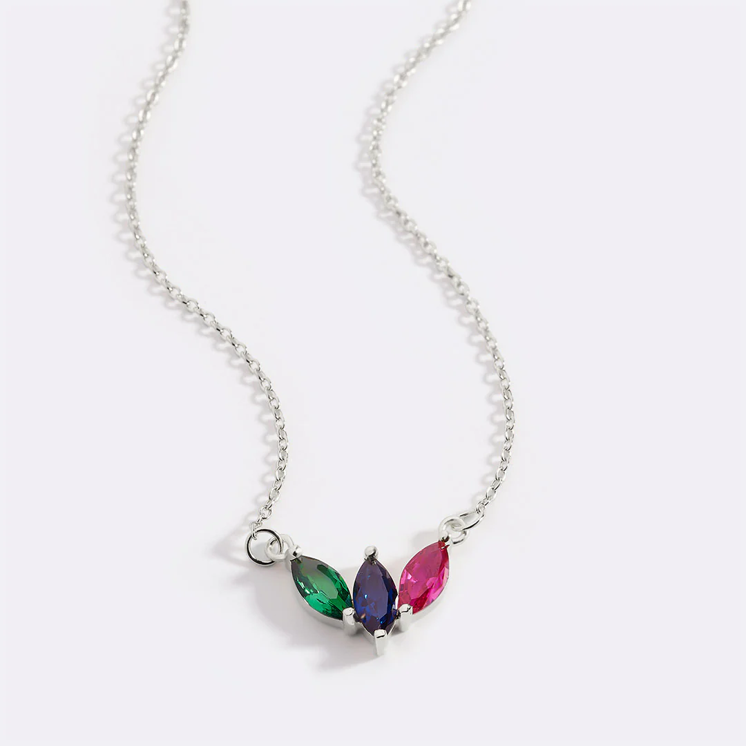 Elegant Family Birthstone Necklace - Image 28