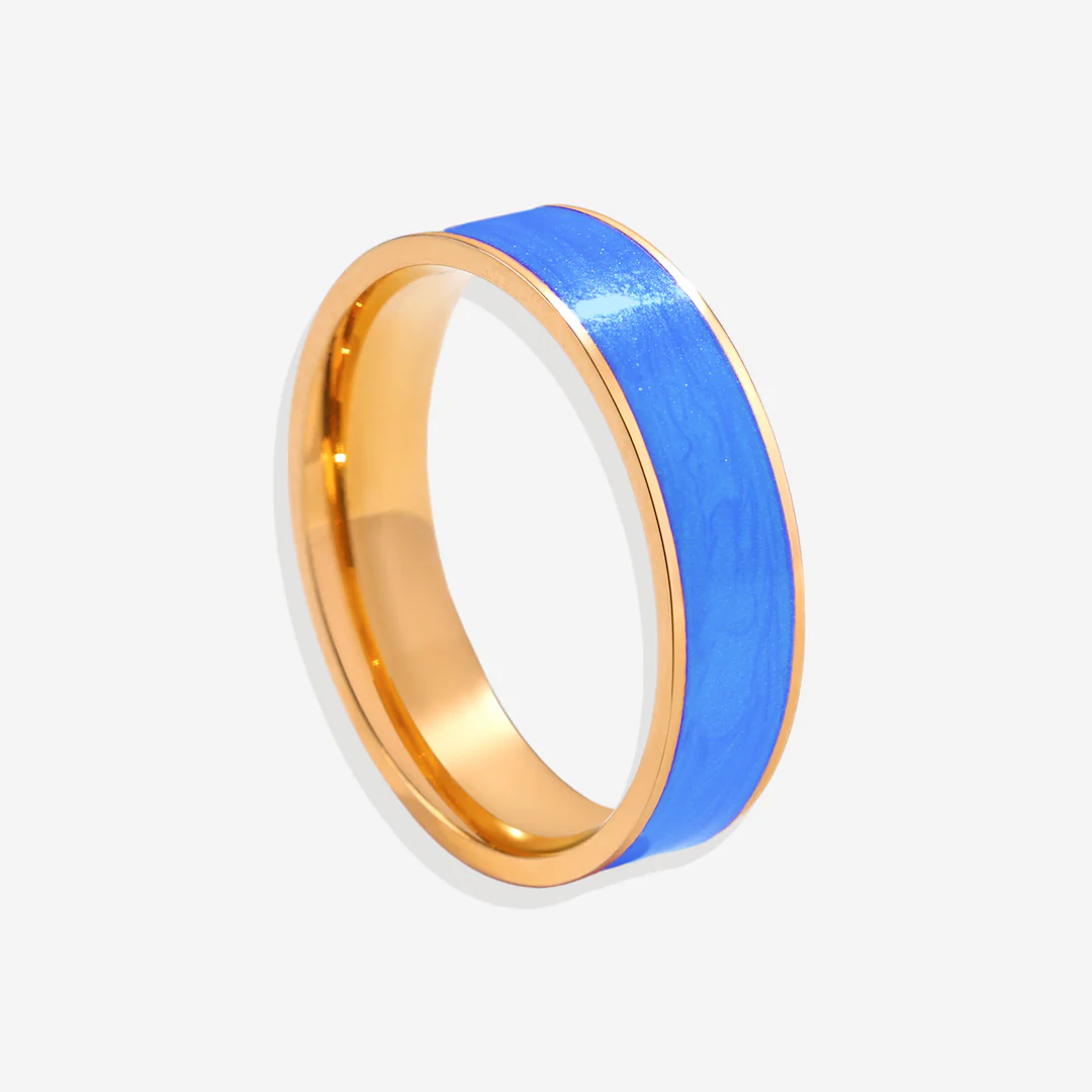 Enamel Band Ring - Image 10