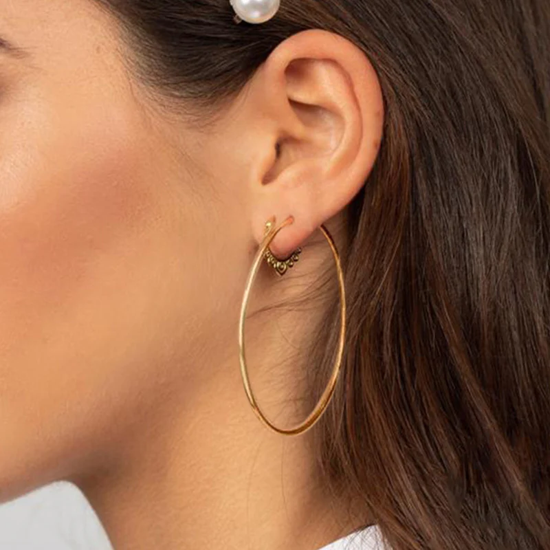 Endless Hoop Earrings - Image 3