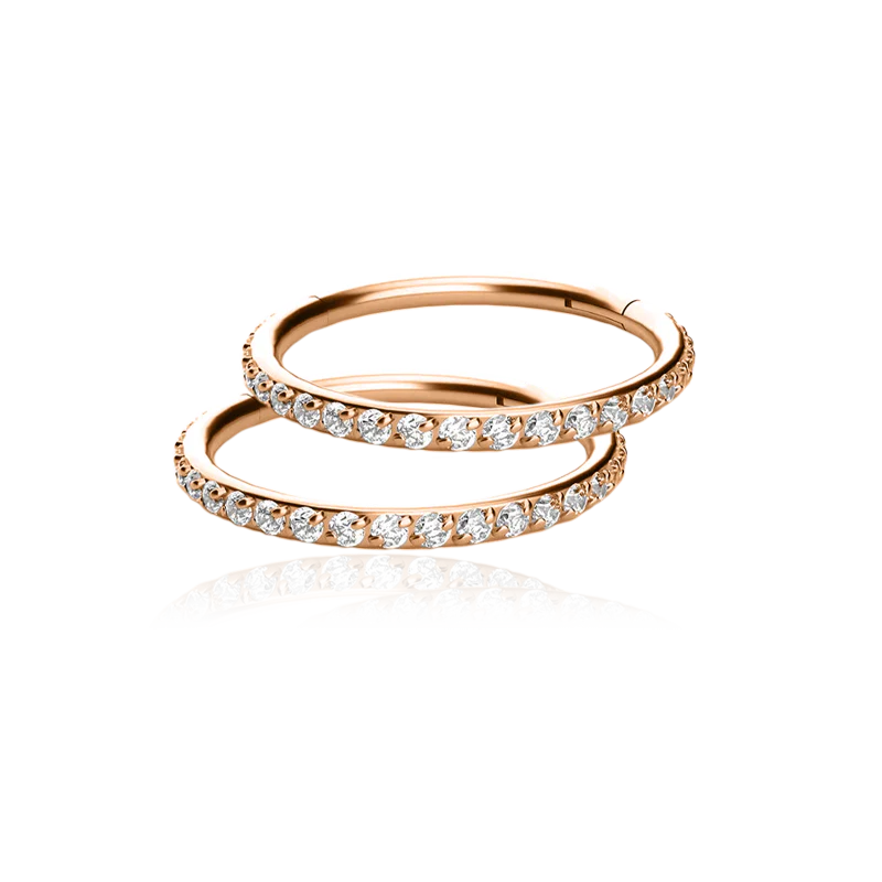 Eternity Crystal Cartilage Hoop Earrings | 16g - Image 25