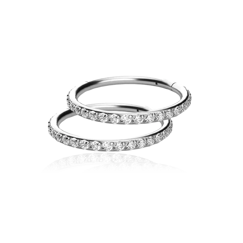 Eternity Crystal Cartilage Hoop Earrings | 16g - Image 26