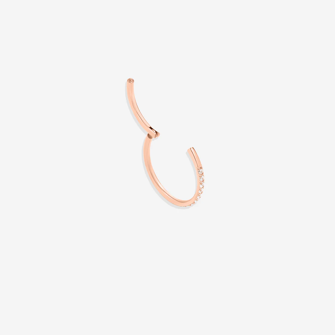 Eternity Crystal Cartilage Hoop Earrings | 16g - Image 41