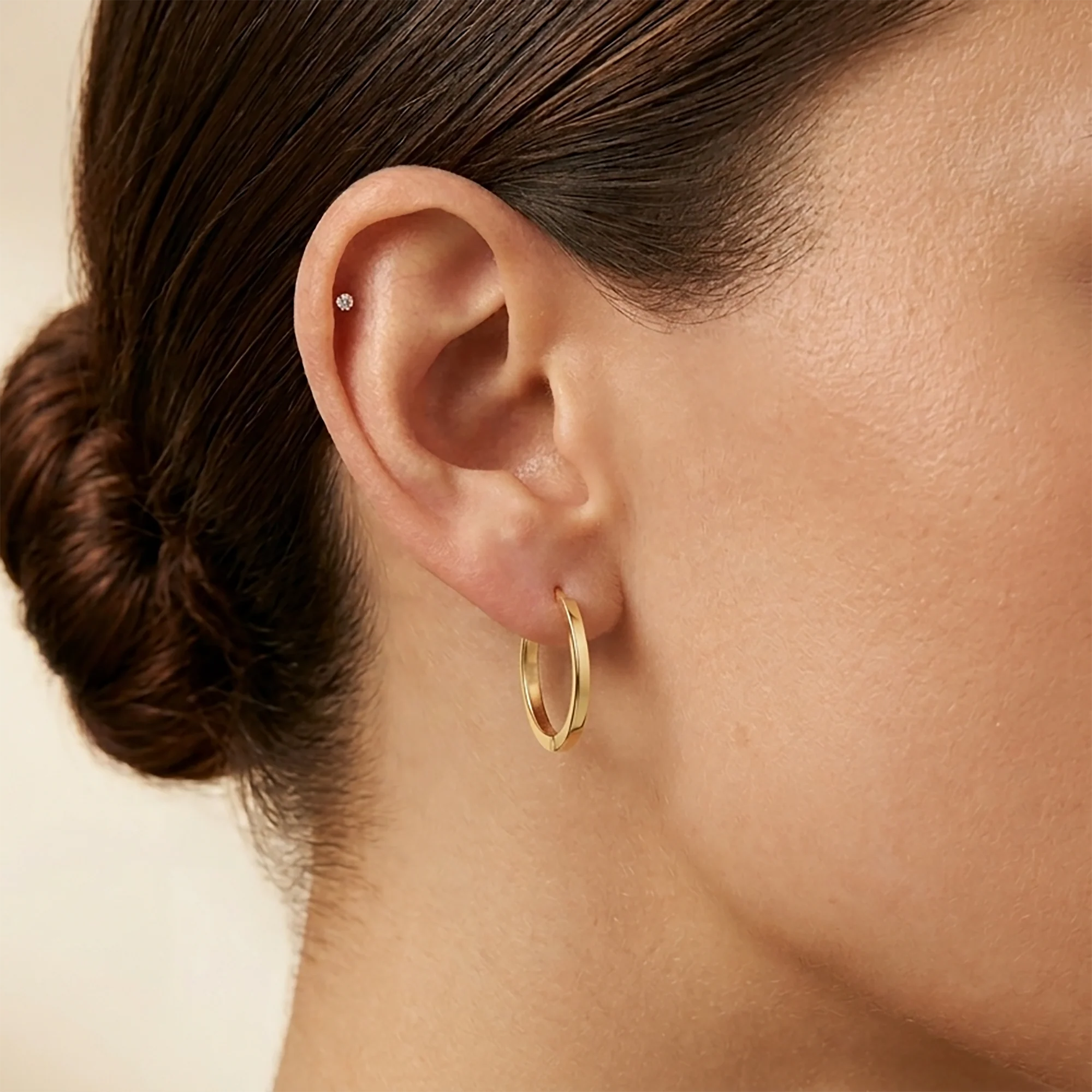 Everyday Hinging Hoop Earring - Image 6