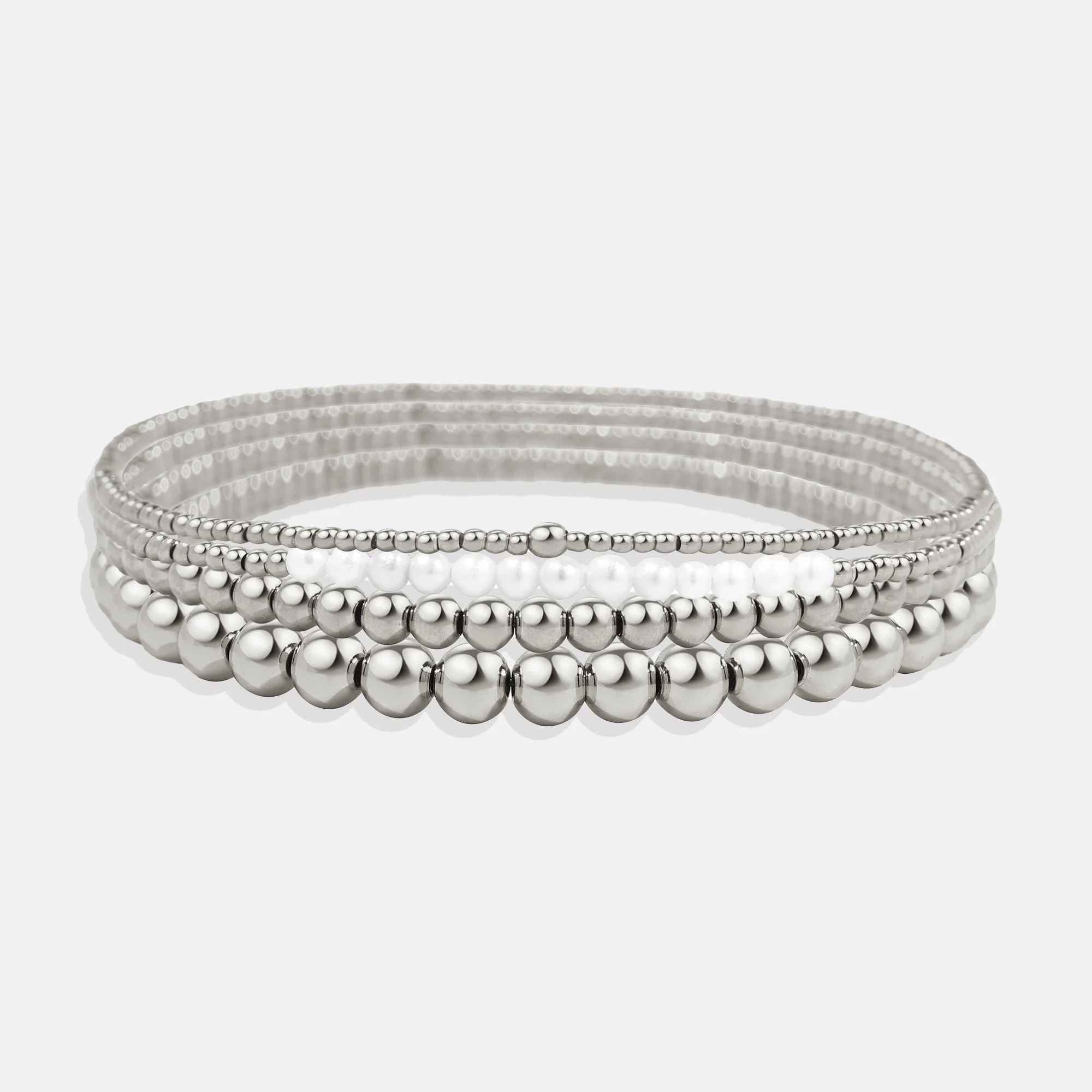 Everyday Pearl Bracelet Stacking Set - Image 8