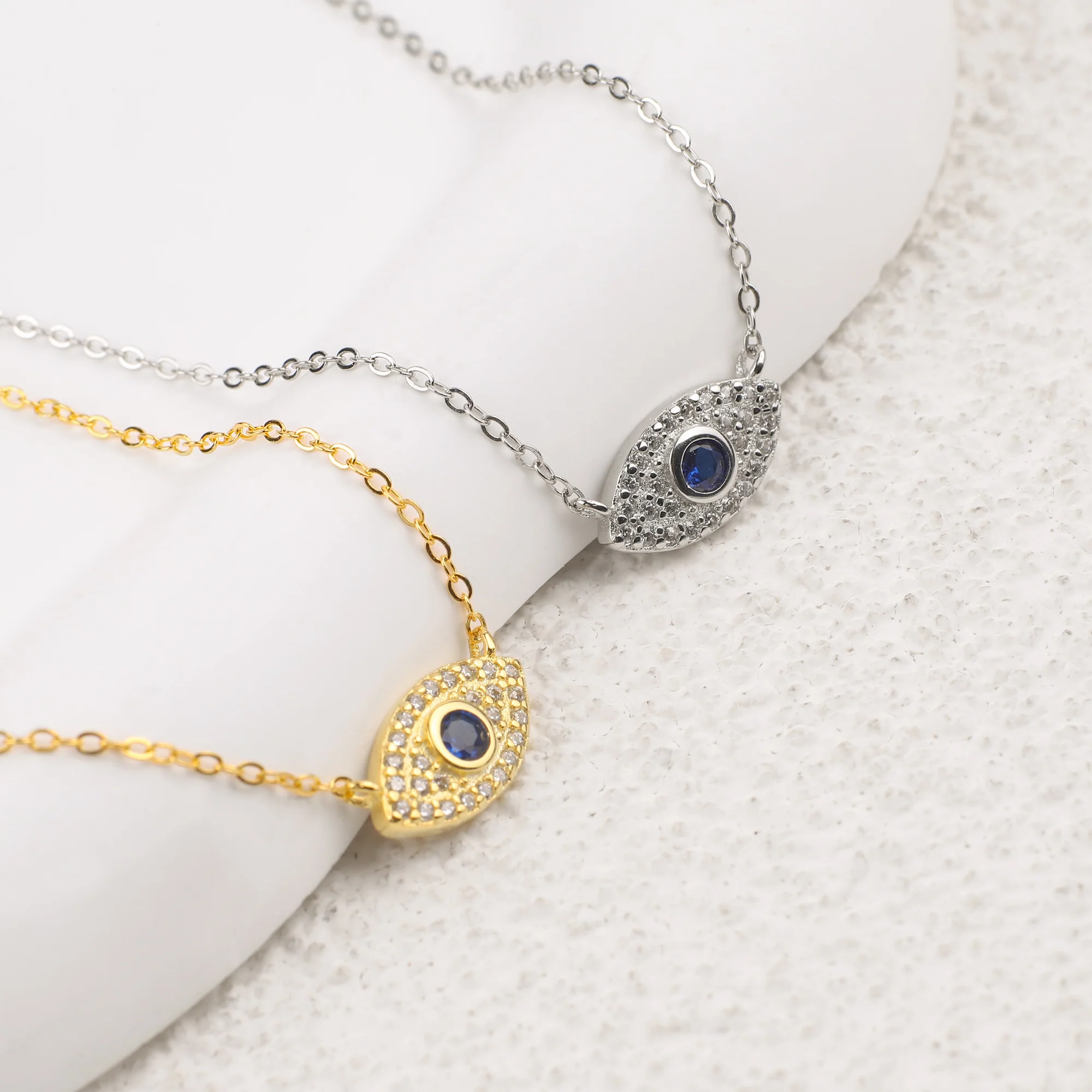 Evil Eye Charm Necklace - Image 4