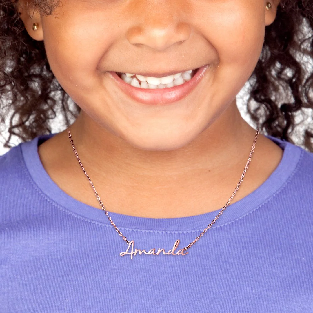 Fairy Name Necklace – Close Fit - Image 10