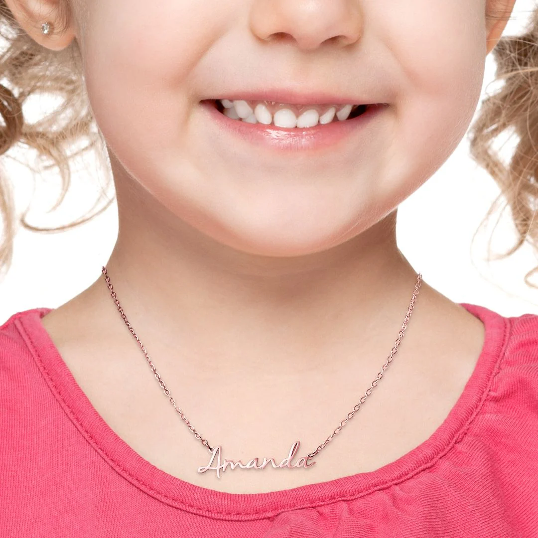 Fairy Name Necklace – Close Fit - Image 12