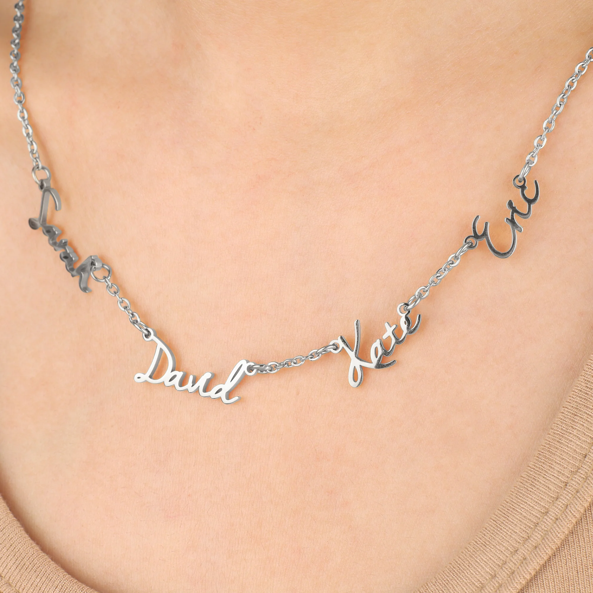 Fairy Multiple Name Necklace | Add Up to 4 Names - Image 46