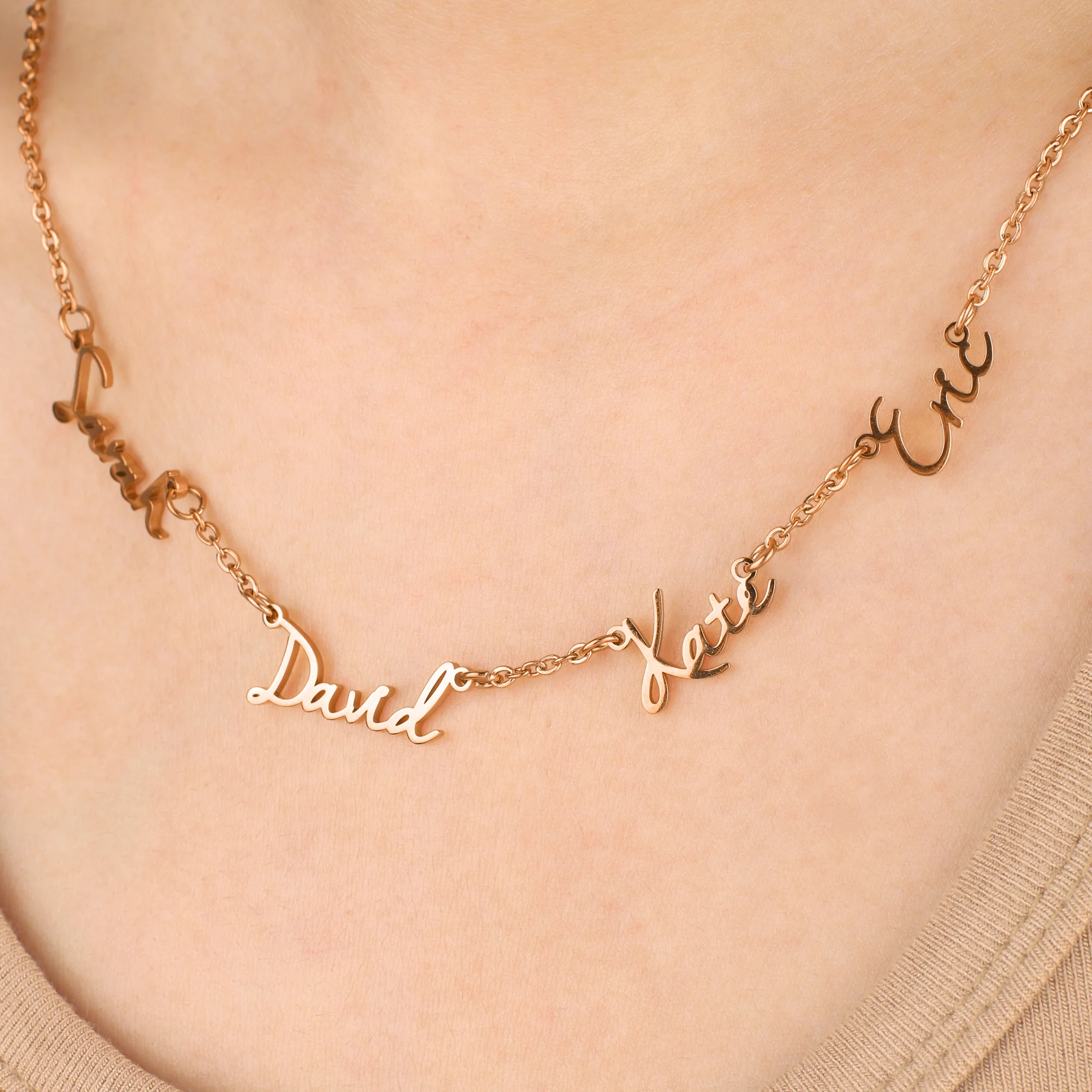 Fairy Multiple Name Necklace | Add Up to 4 Names - Image 47