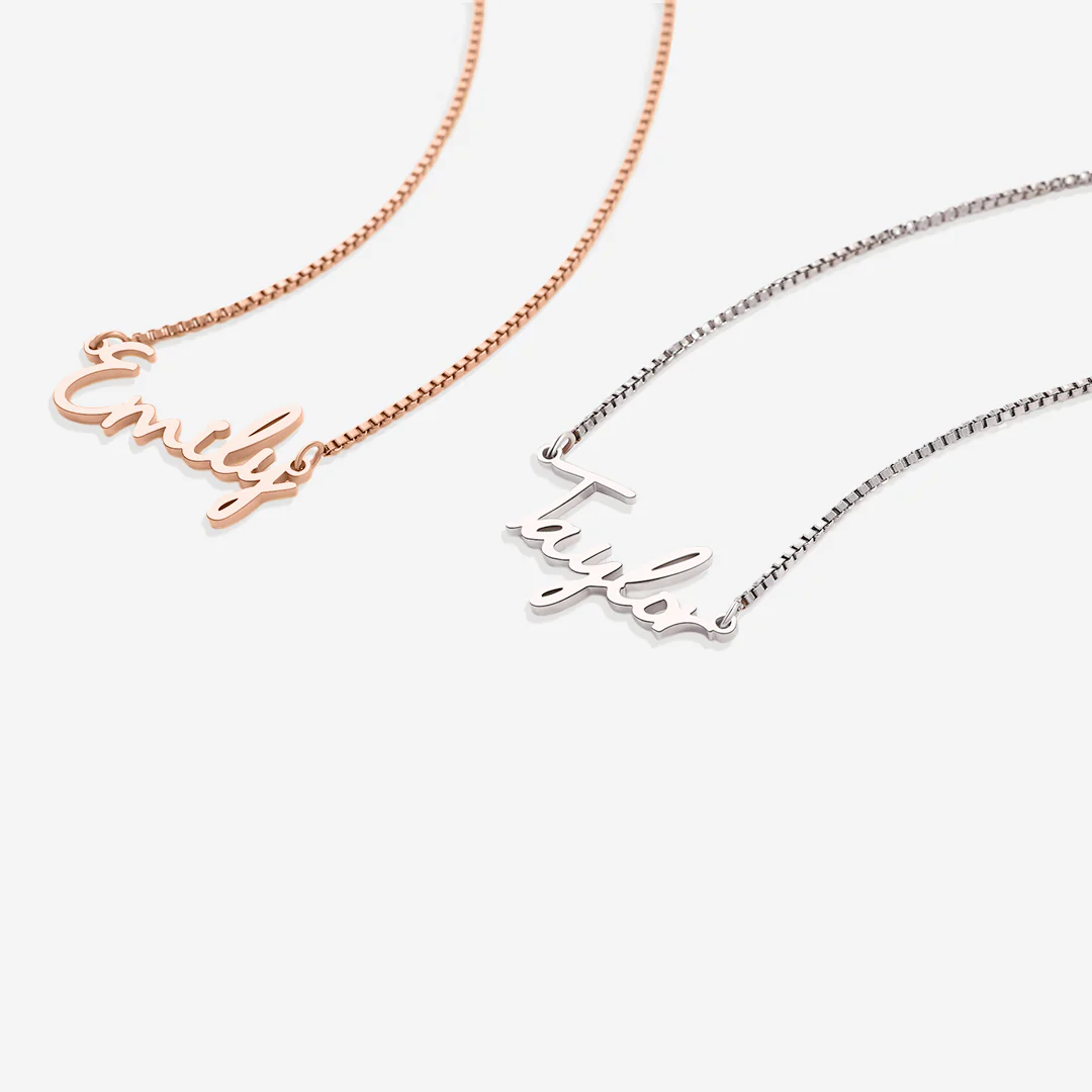 Fairy Name Necklace with Box Chain - Image 12