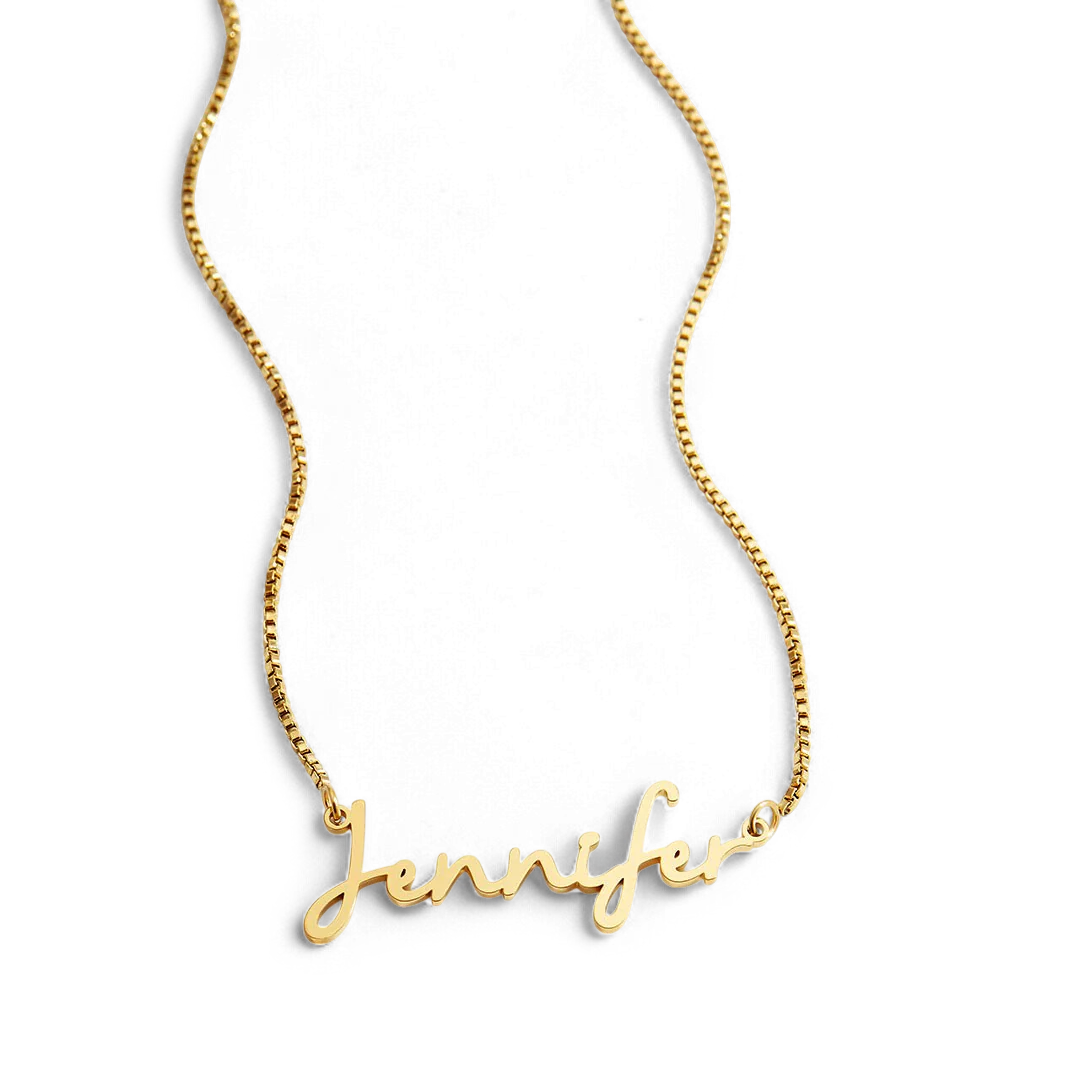 Fairy Name Necklace with Box Chain - Image 4
