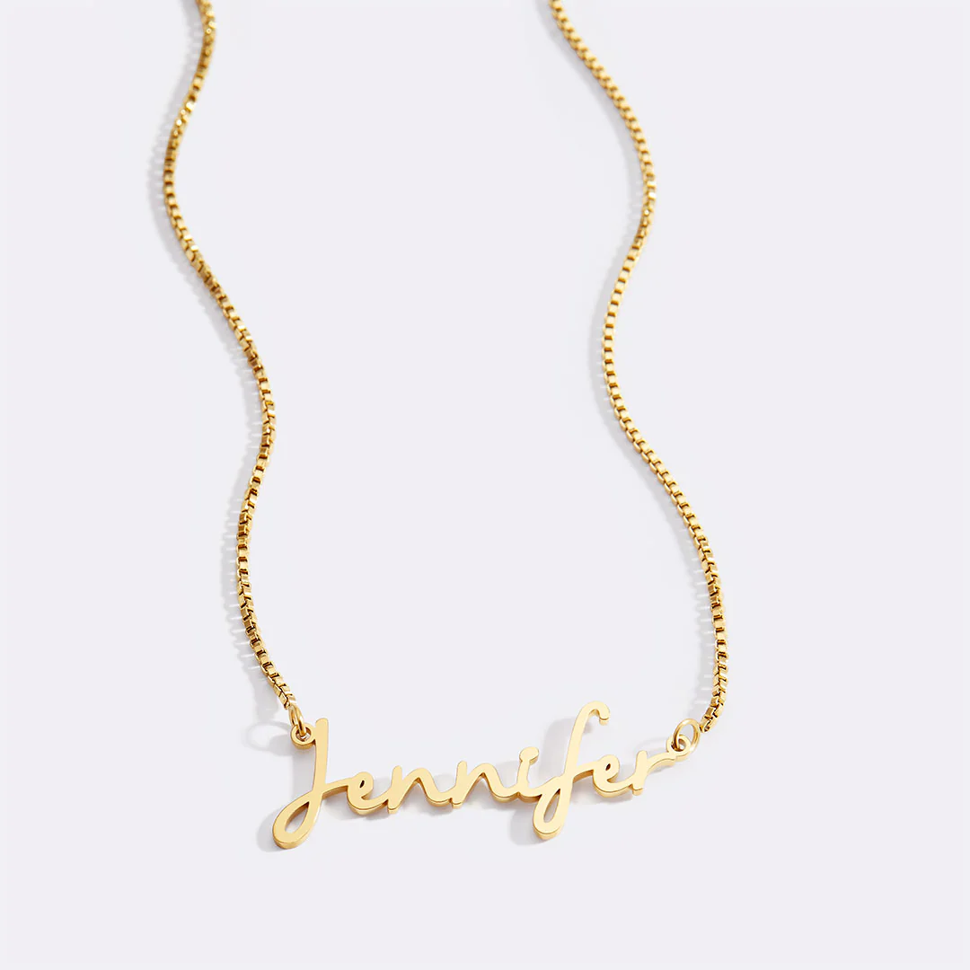 Fairy Name Necklace with Box Chain - Image 74