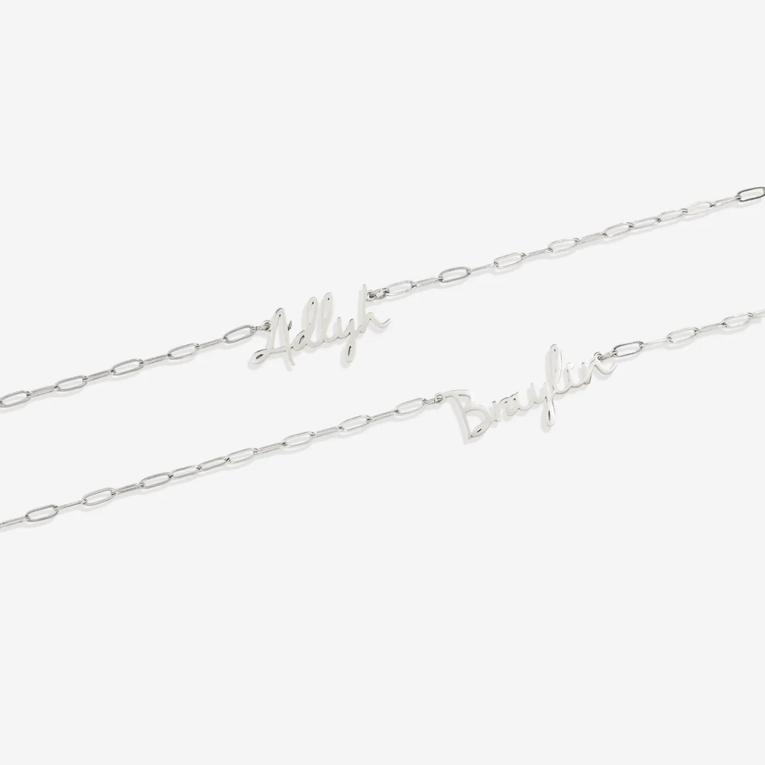 Fairy Name Necklace with Box Chain - Image 60