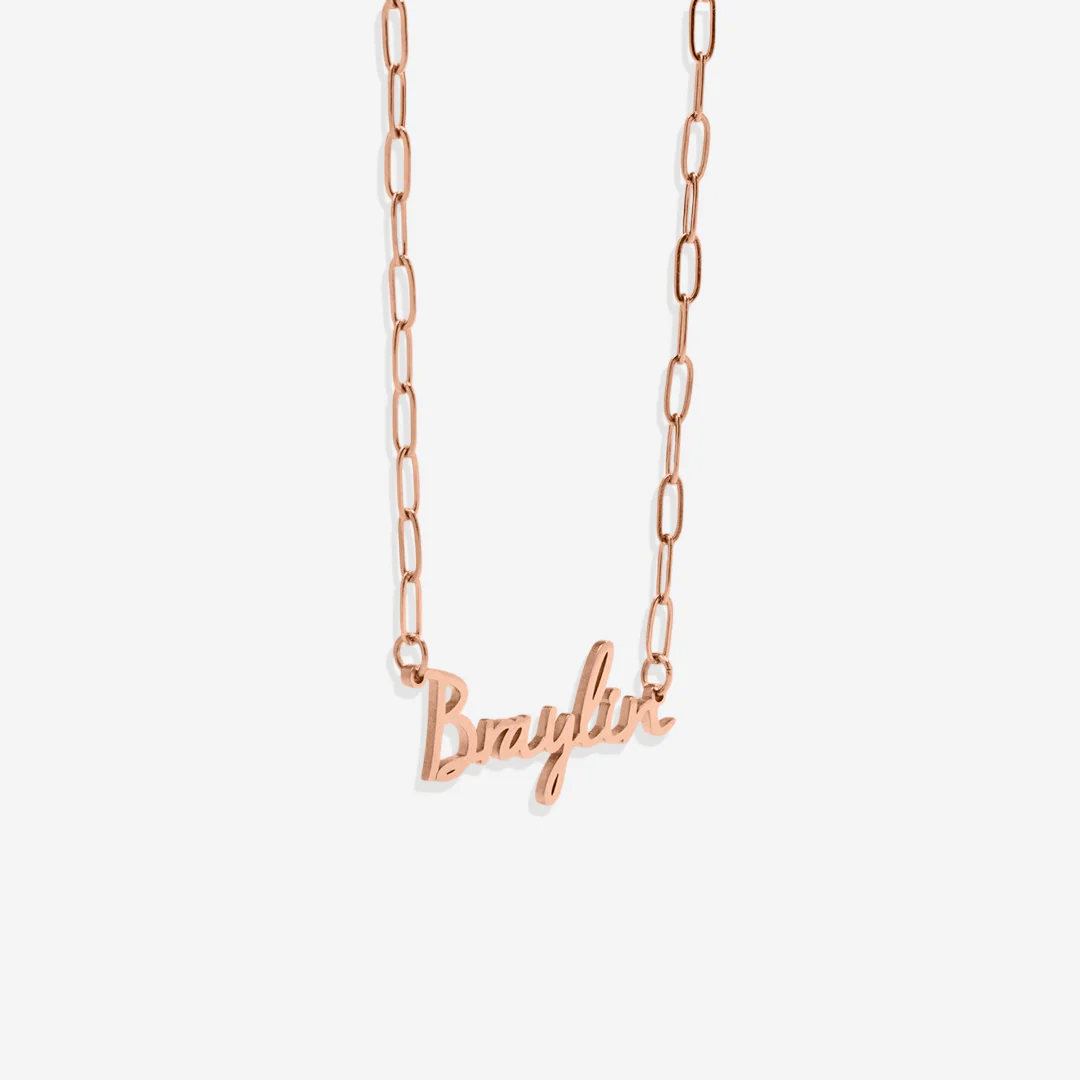 Fairy Name Necklace with Box Chain - Image 62