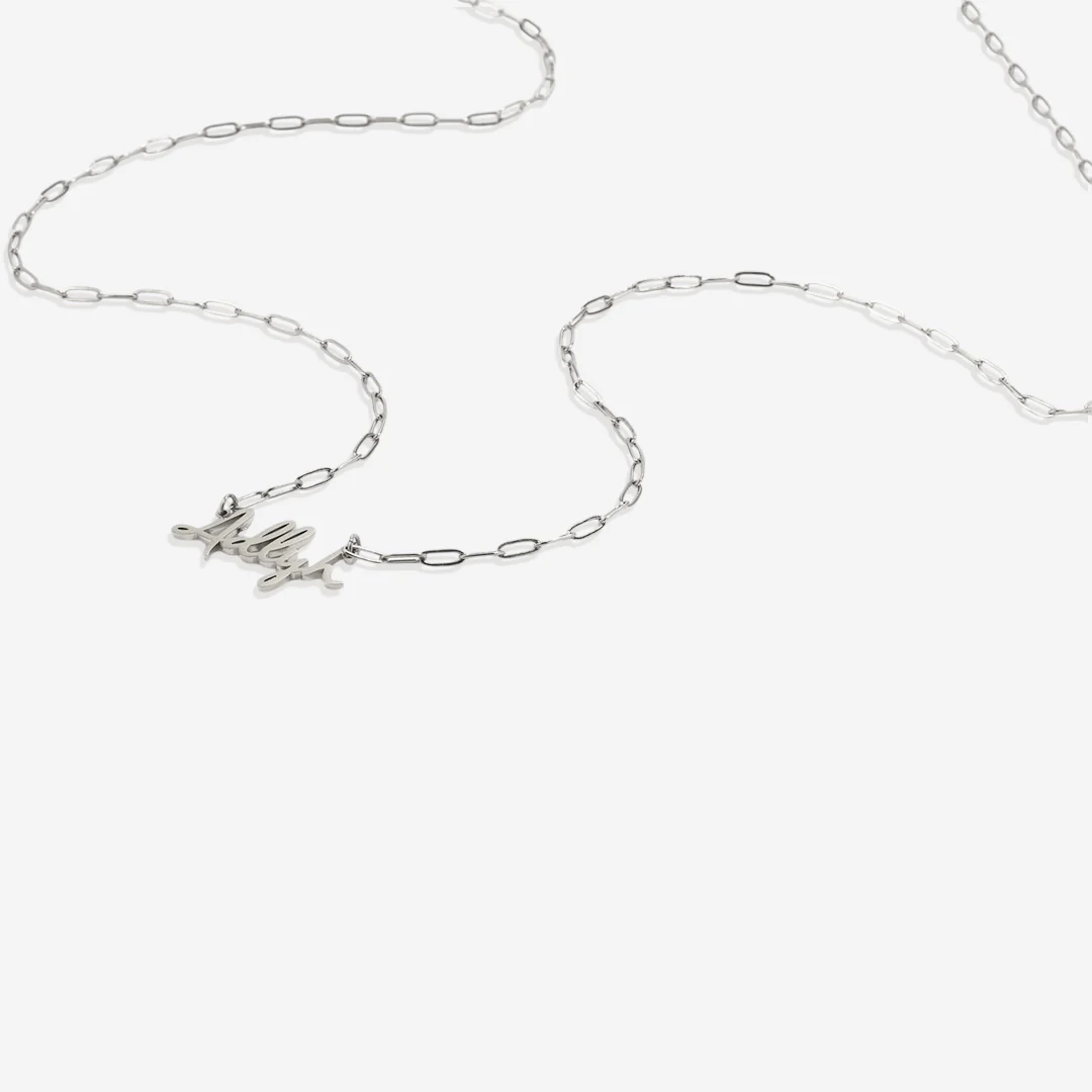 Fairy Name Necklace with Box Chain - Image 66