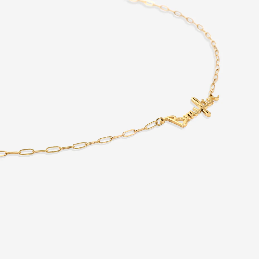 Fairy Name Necklace with Box Chain - Image 55