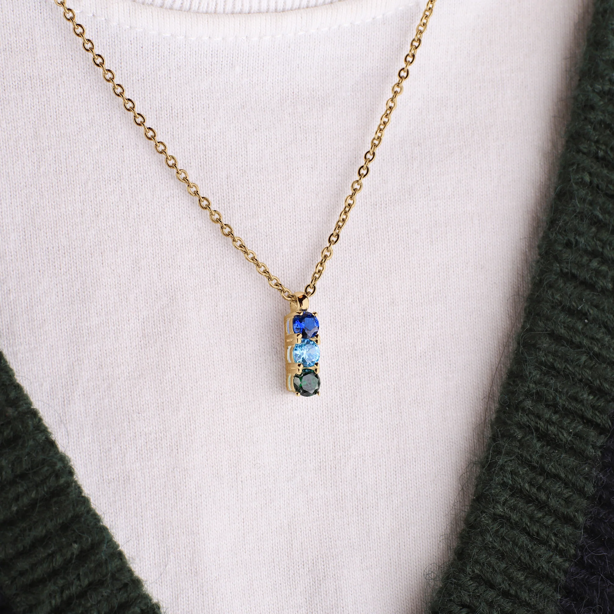 Family Birthstone Necklace - Image 15