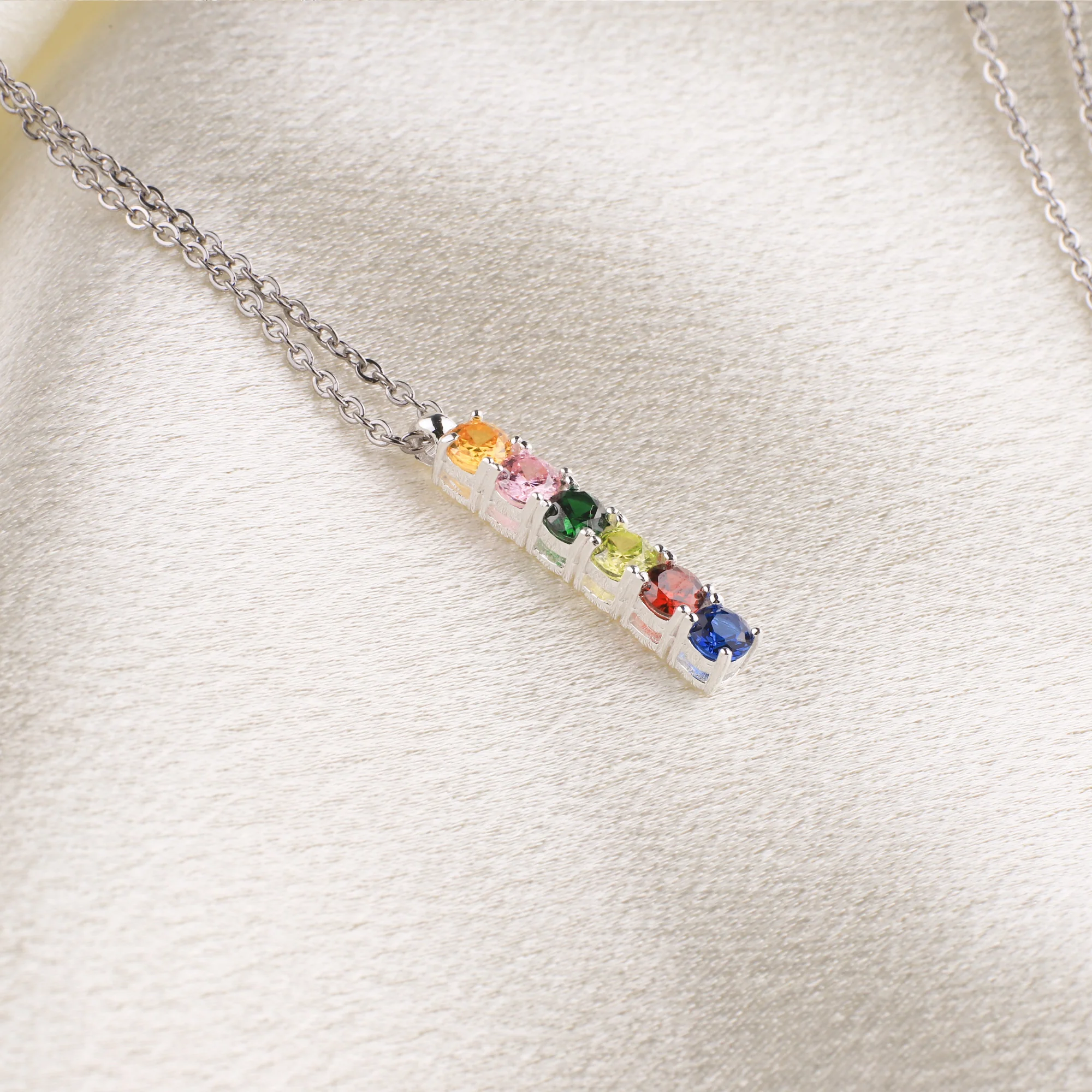 Family Birthstone Necklace - Image 9
