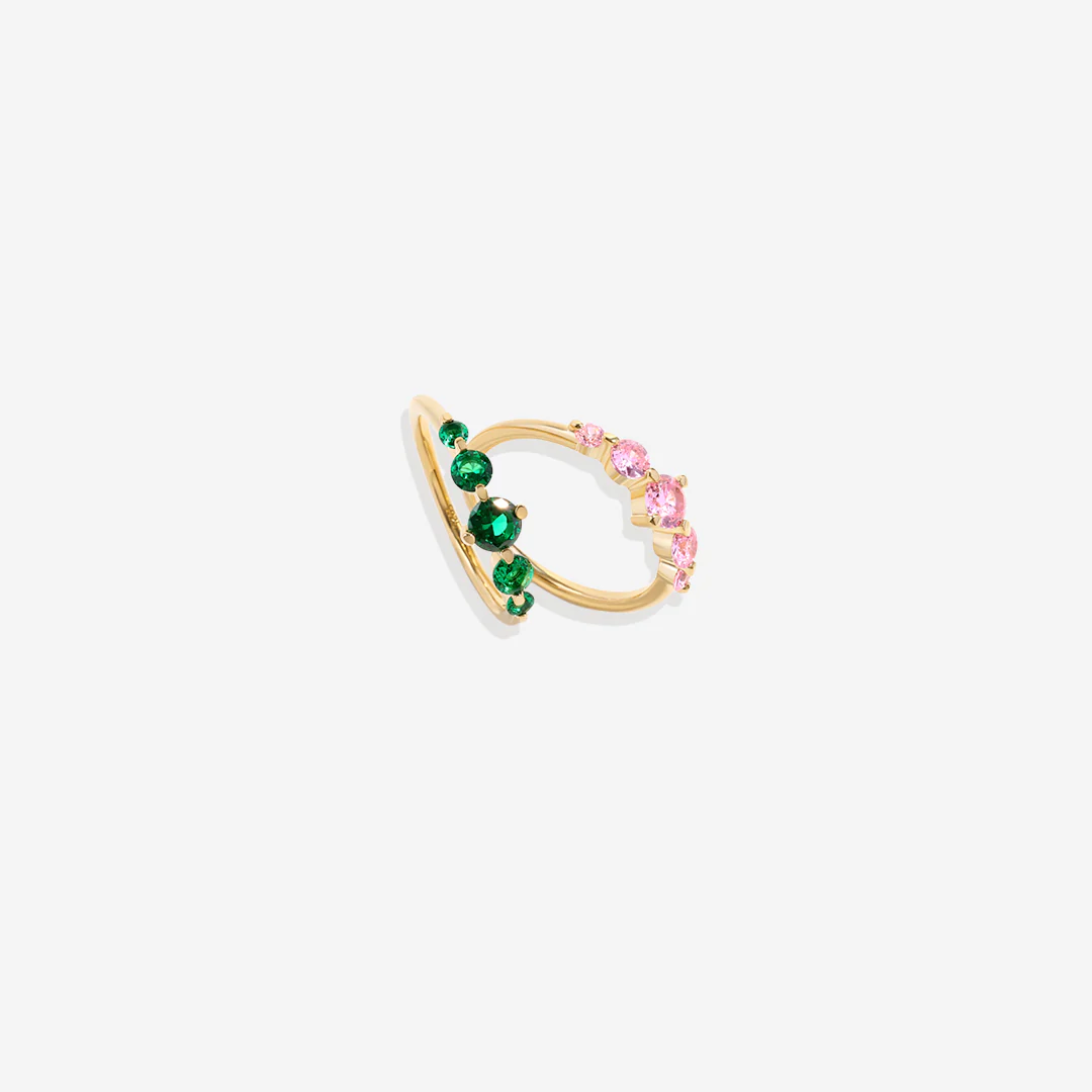 Five Stone Statement Birthstone Ring - Image 20