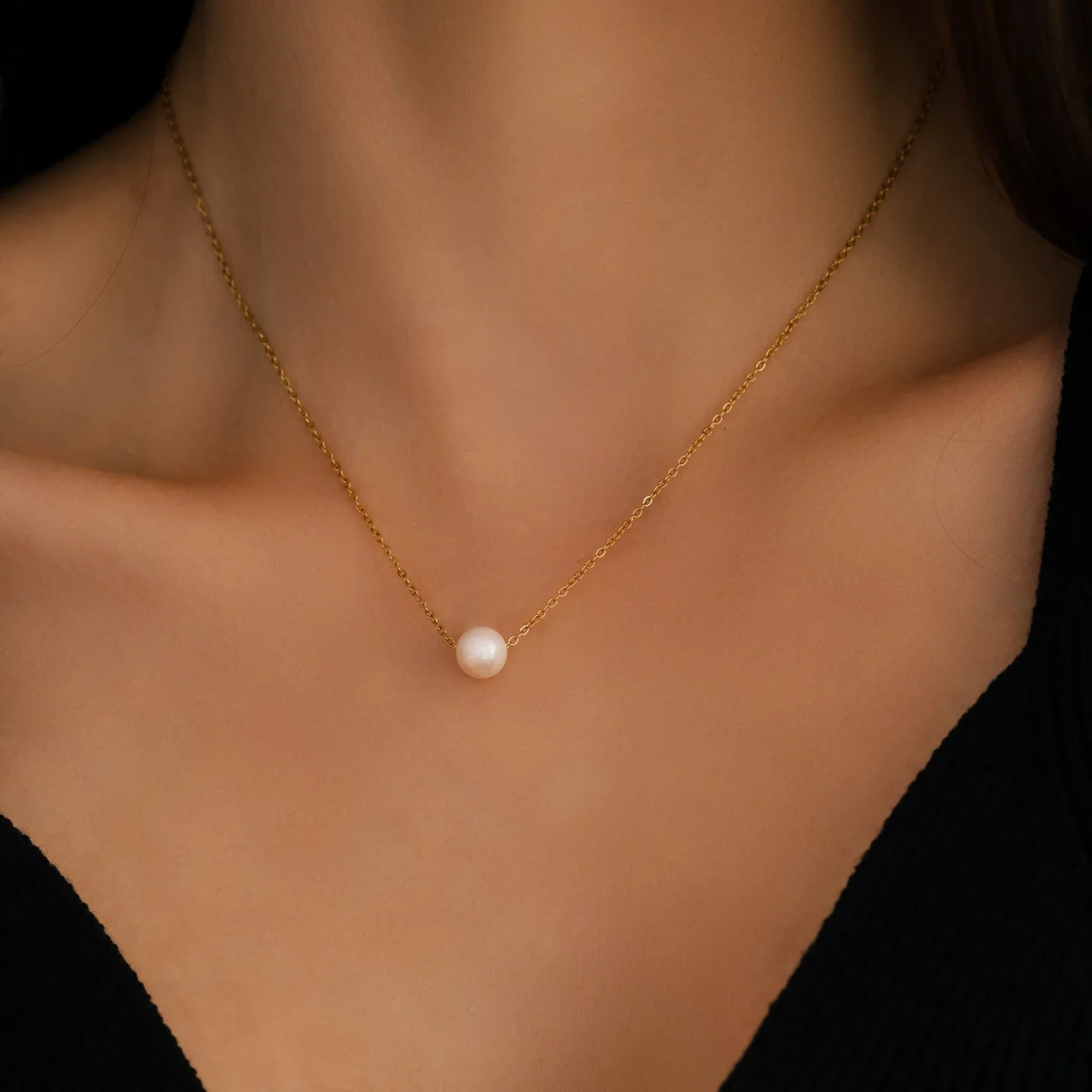 Floating Pearl Necklace - Image 17