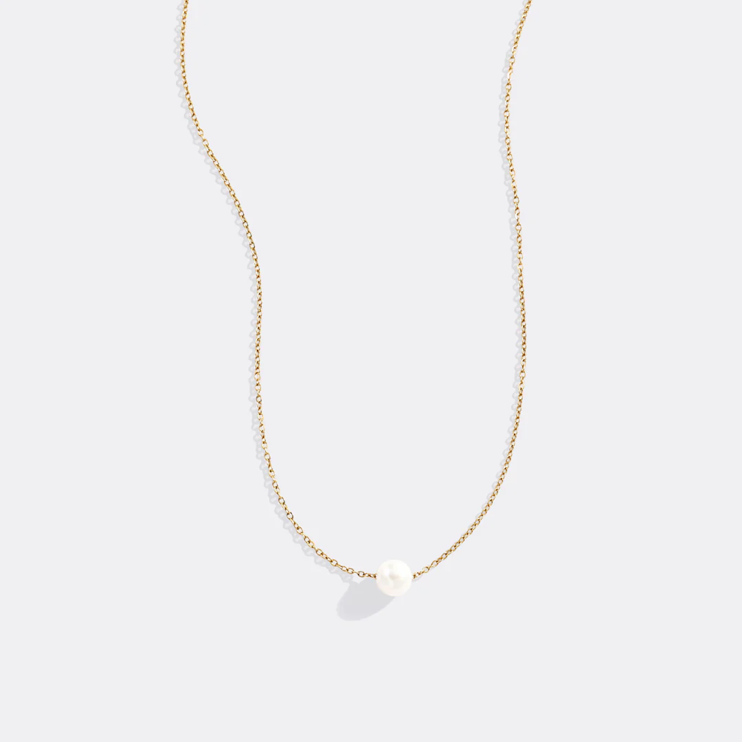 Floating Pearl Necklace - Image 6