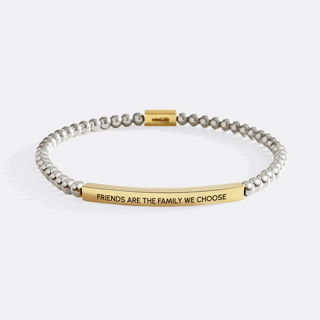 Friends Are The Family We Choose Beaded Inspire Bracelet - Image 8