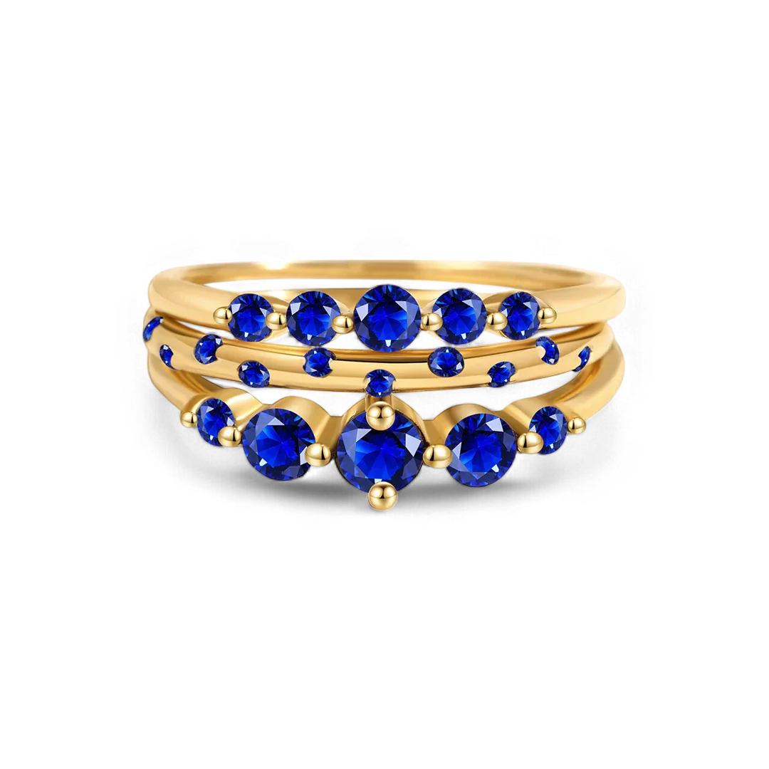 Birthstone Stacking Ring Set - Image 31