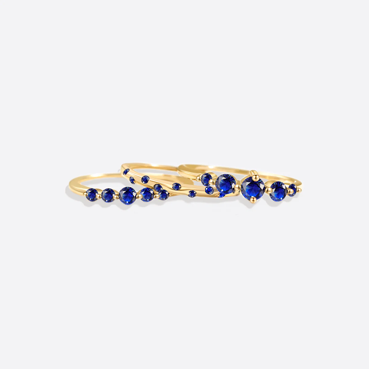 Birthstone Stacking Ring Set - Image 9