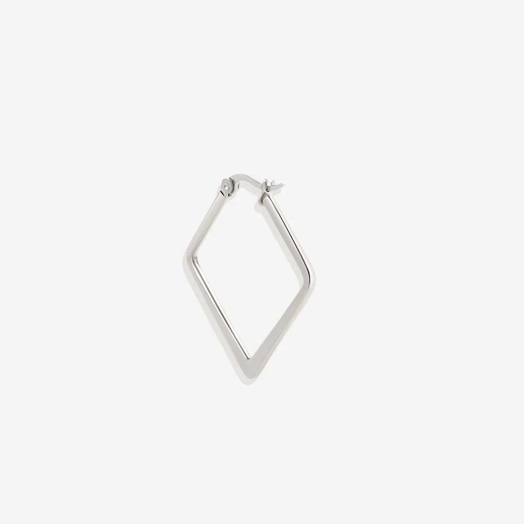 Geometric Girl Boss Hoop Earrings - Image 9