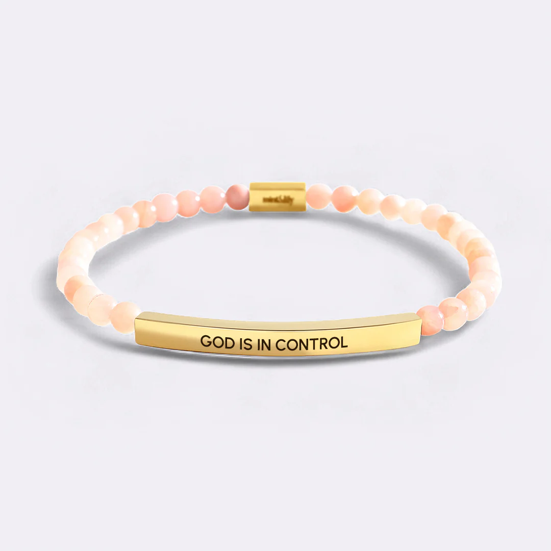 God Is In Control Beaded Inspire Bracelet - Image 10