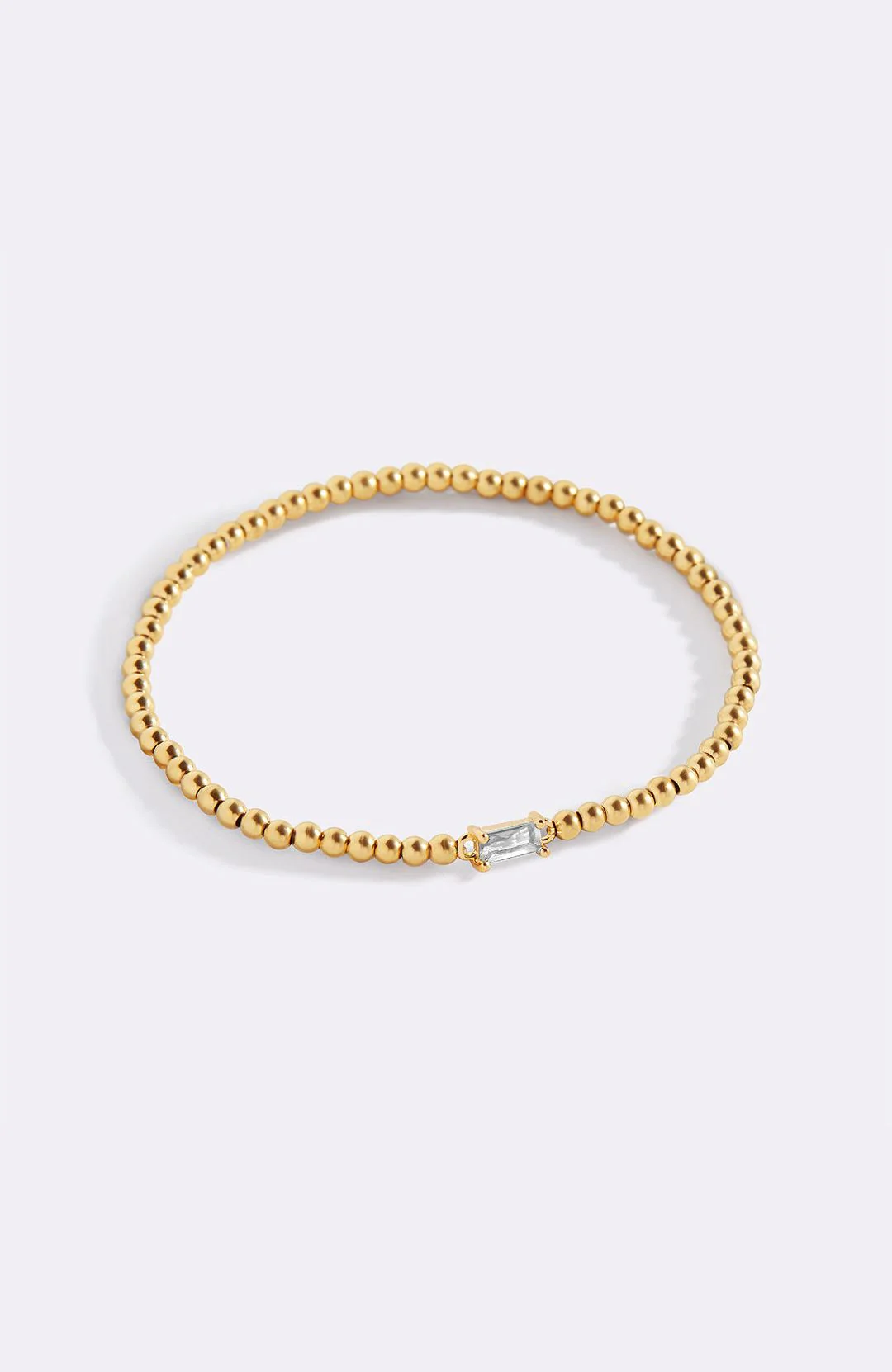 Gold Beaded Birthstone Bracelet - Image 107