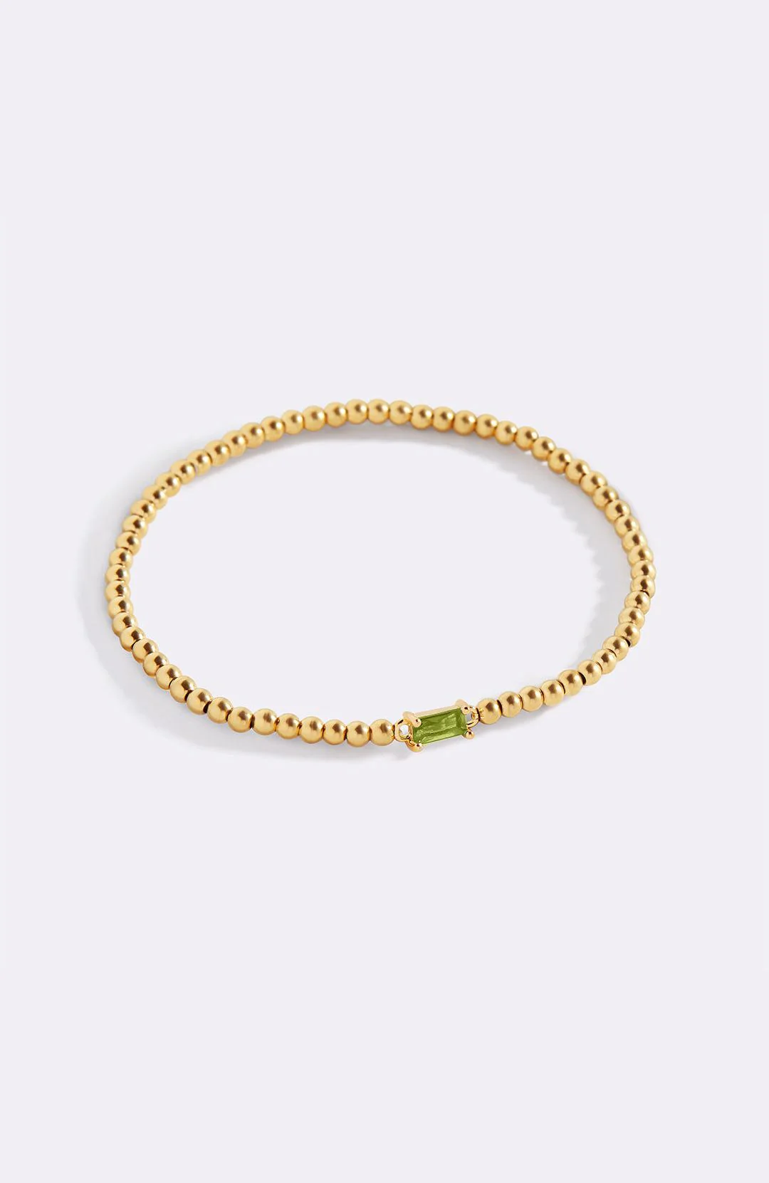 Gold Beaded Birthstone Bracelet - Image 115