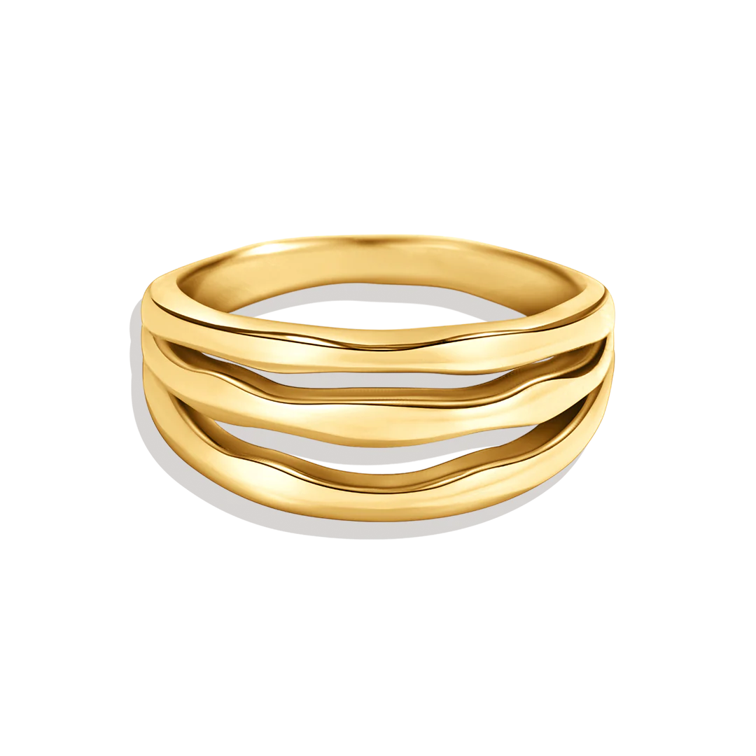 Gold Triple Ring - Image 3