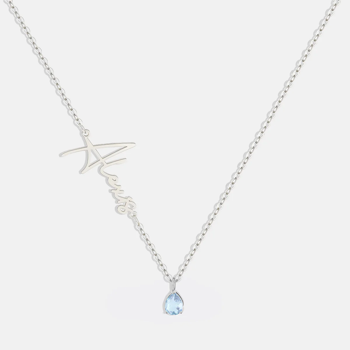 Handmade Birthstone Name Necklace - Image 104