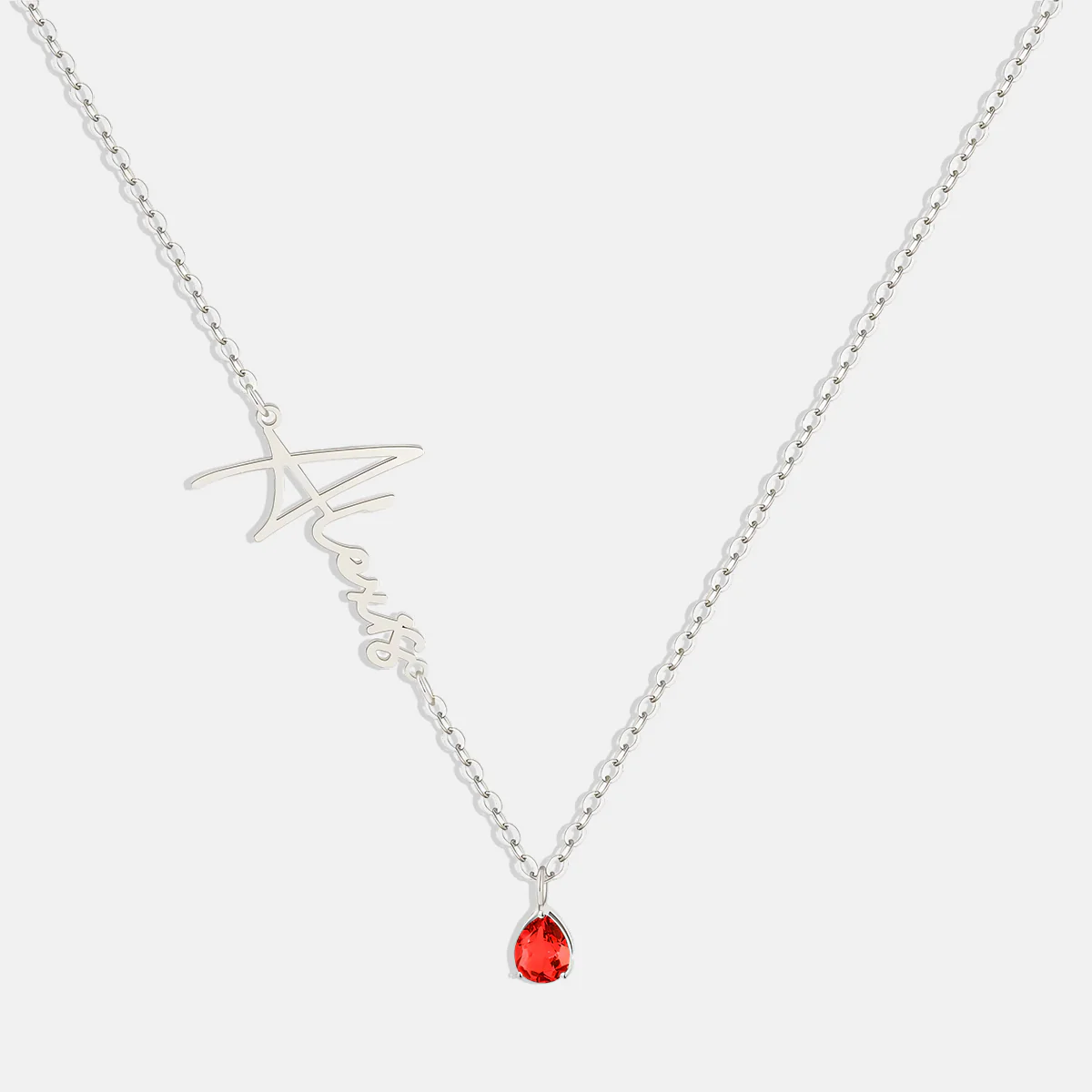 Handmade Birthstone Name Necklace - Image 106